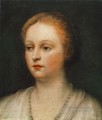 Retrato de una mujer Tintoretto del Renacimiento italiano